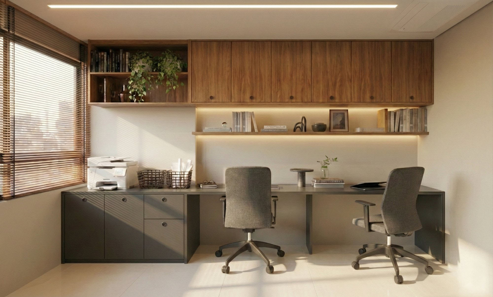 Estação de trabalho verde